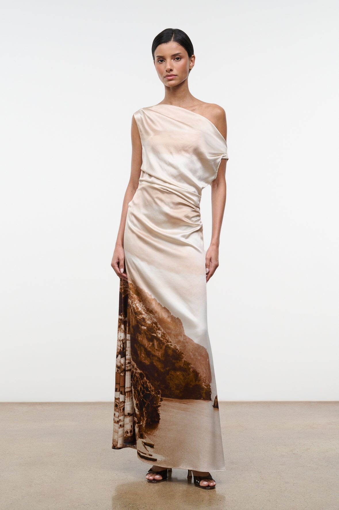 STAUD Dresses|Clothing|New In Phare Silk Maxi Dress Cliffside