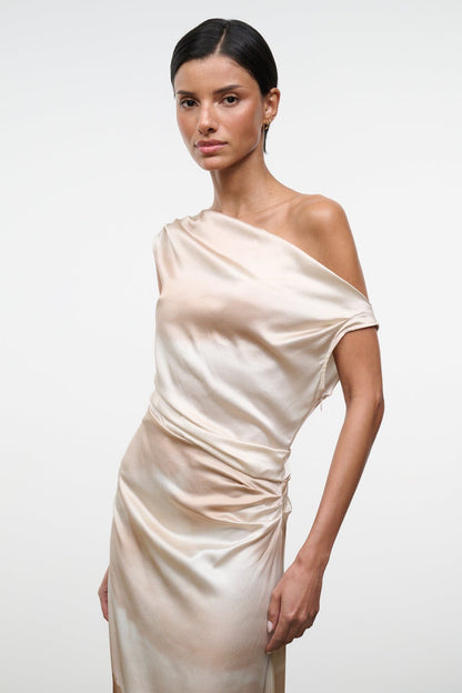 STAUD Dresses|Clothing|New In Phare Silk Maxi Dress Cliffside