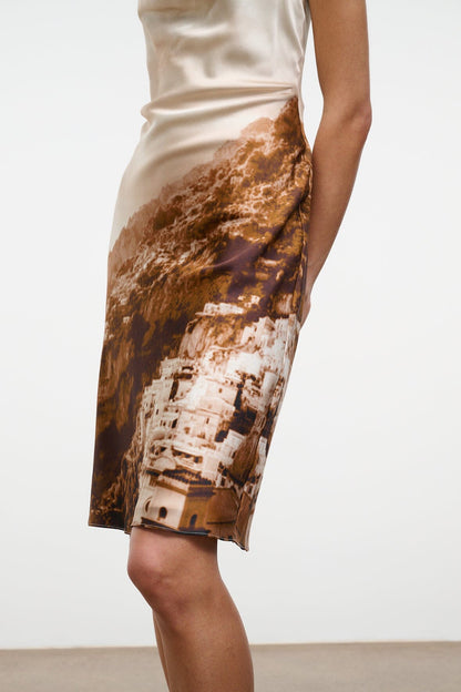STAUD Dresses|Clothing|New In Evangeline Silk Dress Cliffside
