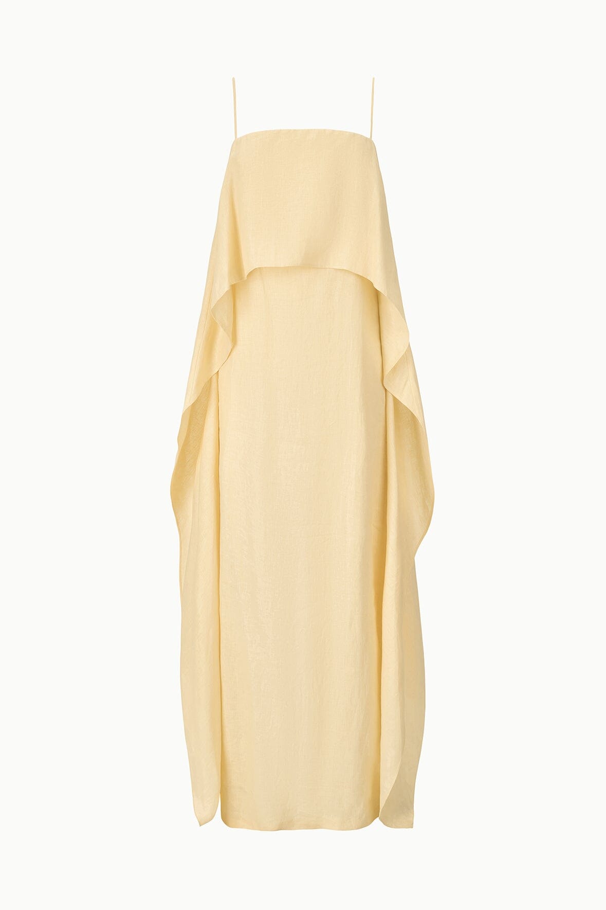STAUD Dresses|Clothing Valencia Linen Dress Butter