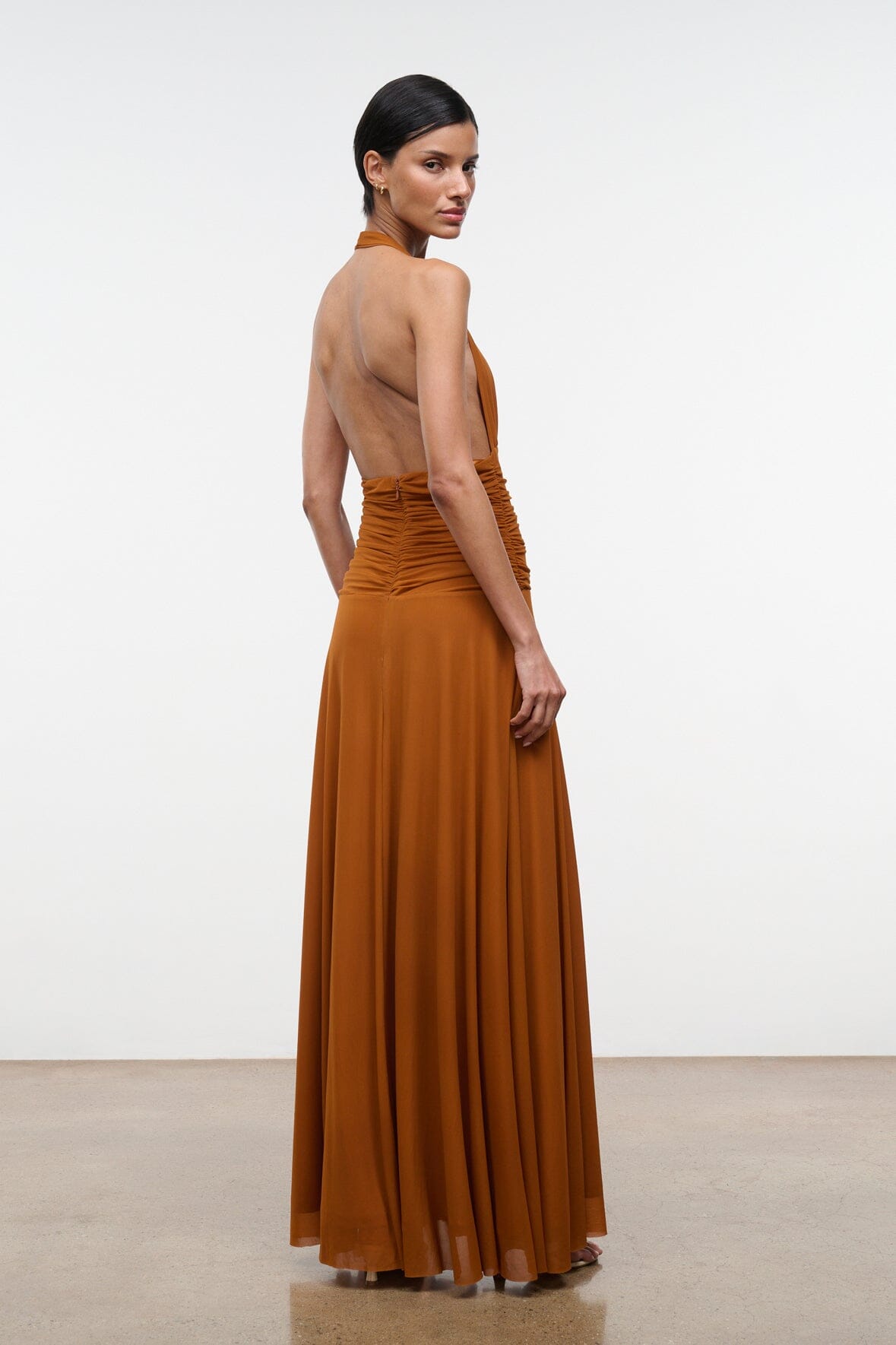 STAUD Dresses|Clothing|New In Alessandra Dress Cocoa Butter