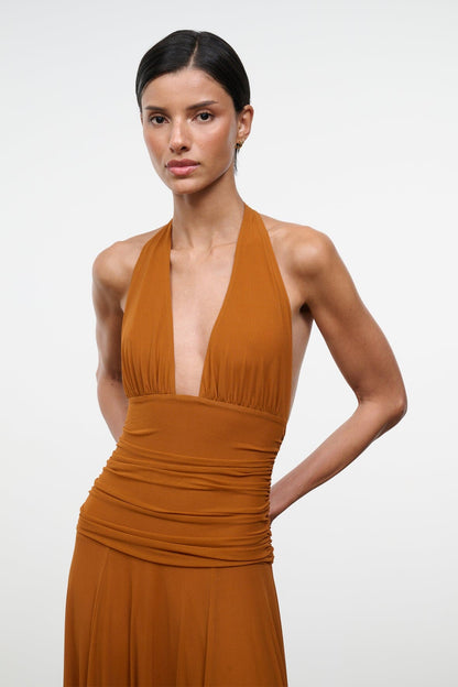 STAUD Dresses|Clothing|New In Alessandra Dress Cocoa Butter