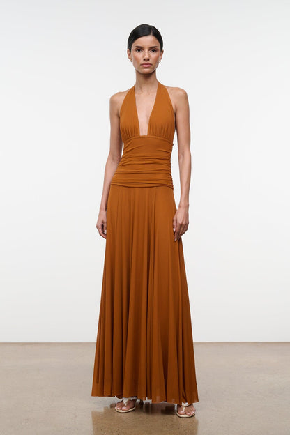 STAUD Dresses|Clothing|New In Alessandra Dress Cocoa Butter
