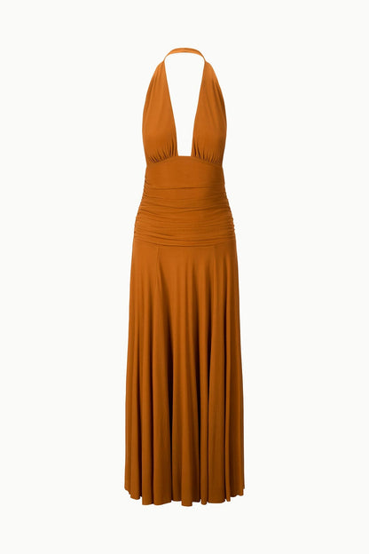 STAUD Dresses|Clothing|New In Alessandra Dress Cocoa Butter