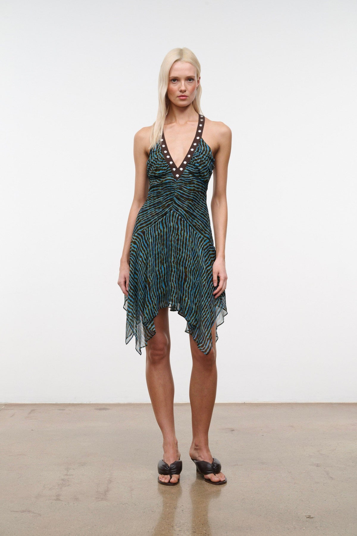 STAUD Dresses|Clothing|New In Olympia Dress Tidal Shell
