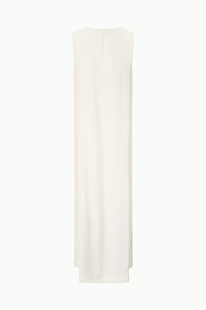 STAUD Dresses|Clothing|New In Dalia Silk Dress Ivory