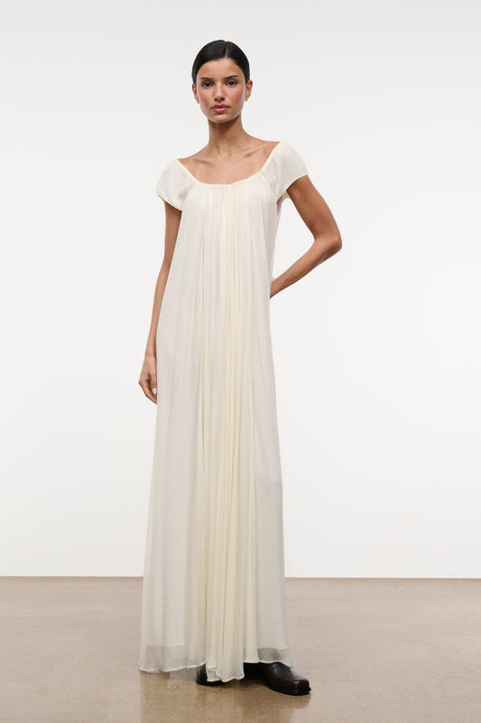 STAUD Dresses|Clothing Leda Dress Ivory