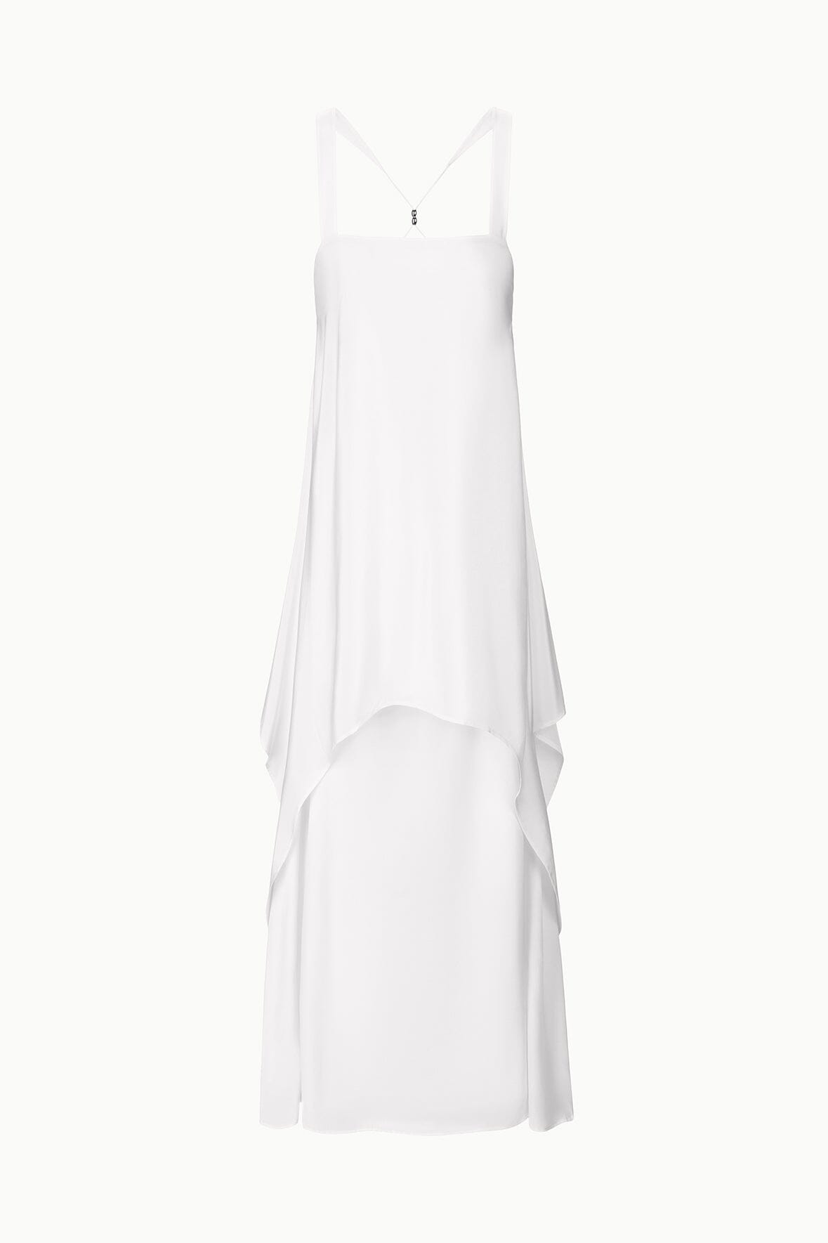 STAUD Dresses|Clothing|New In Kira Silk Dress Ivory