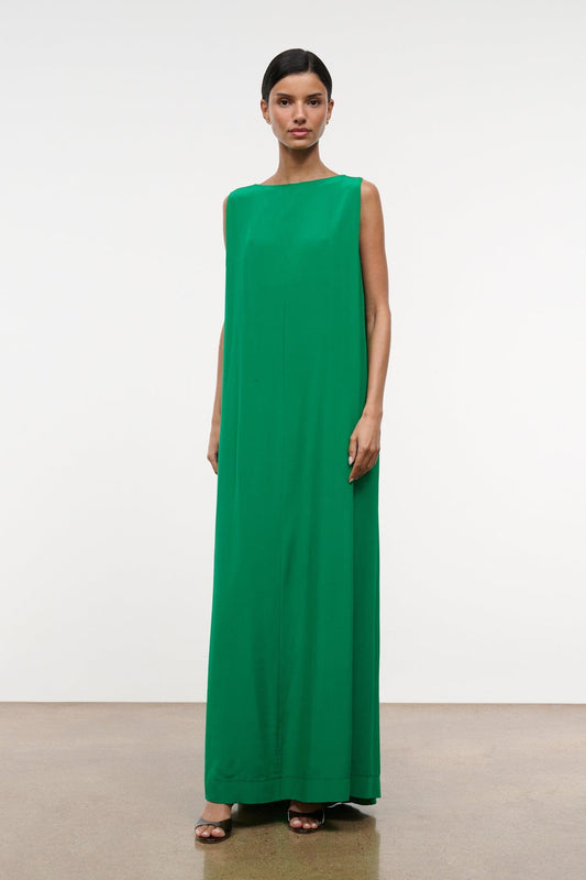 STAUD Dresses|Clothing Dalia Silk Dress Kelly