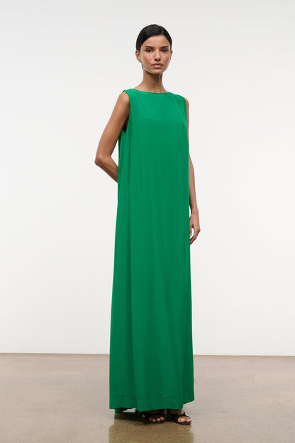 STAUD Dresses|Clothing Dalia Silk Dress Kelly