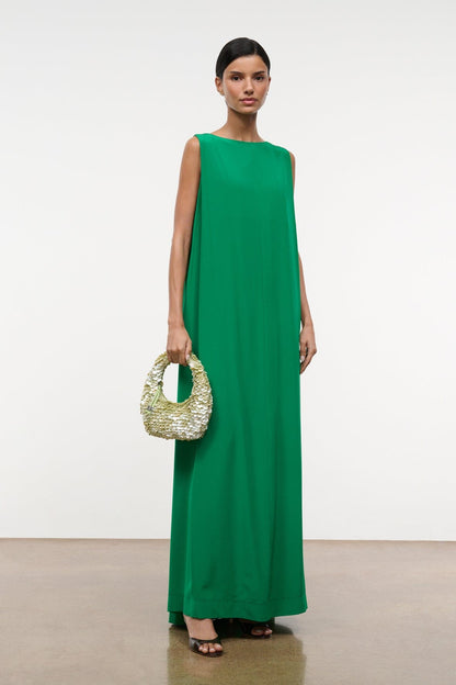 STAUD Dresses|Clothing Dalia Silk Dress Kelly
