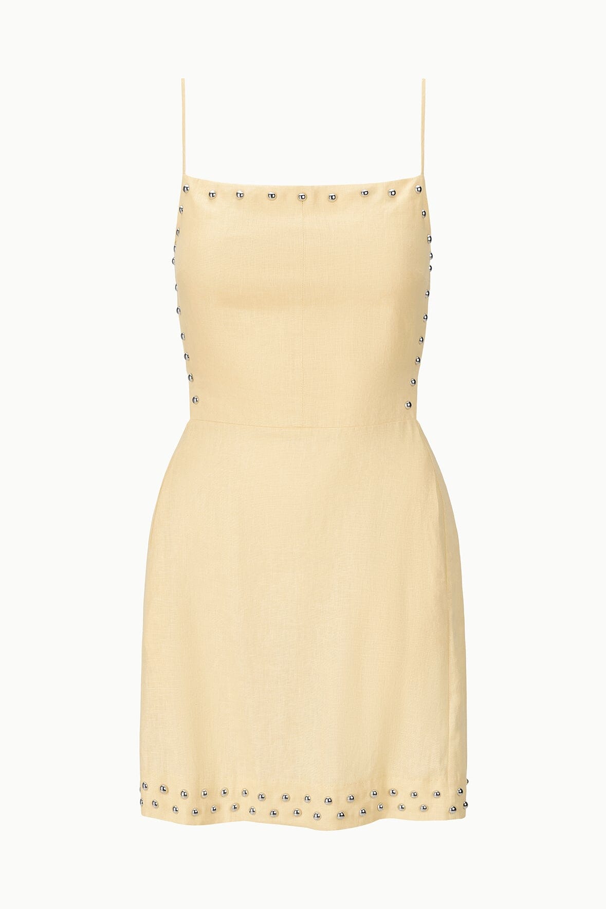 STAUD Dresses|New In|Clothing Angelique Linen Dress Butter Studs