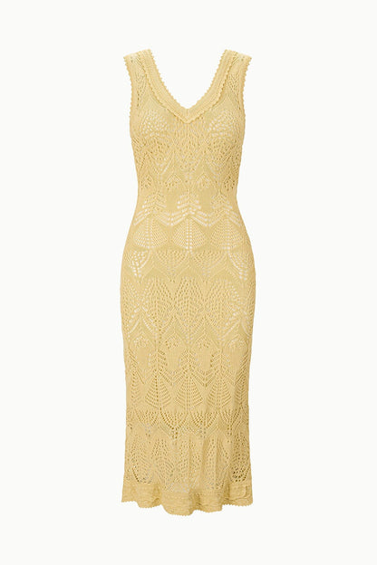 STAUD Dresses|Clothing|New In Roan Dress Butter