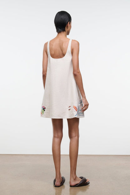 STAUD Dresses|Clothing Brio Linen Dress Natural