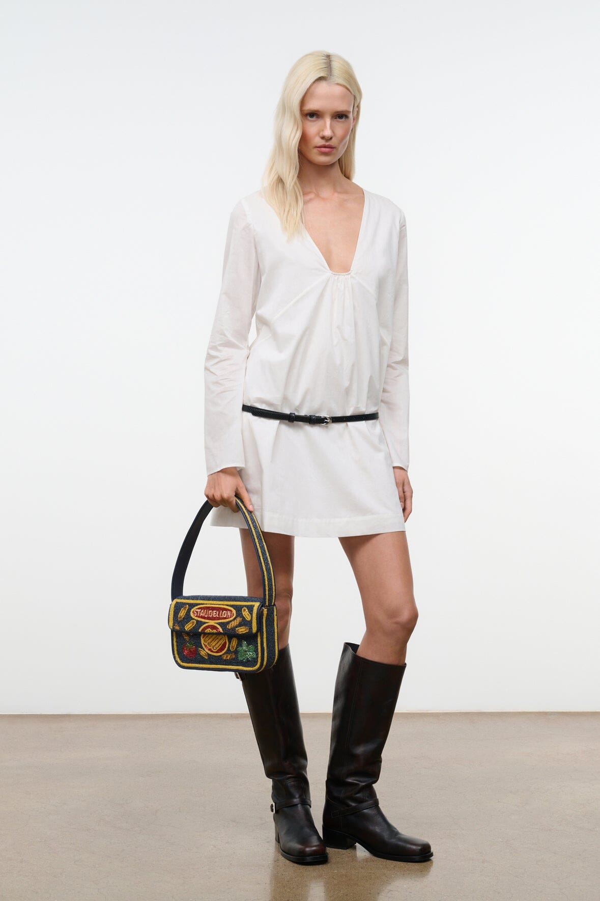 STAUD Dresses|Sale Vivi Dress Ivory