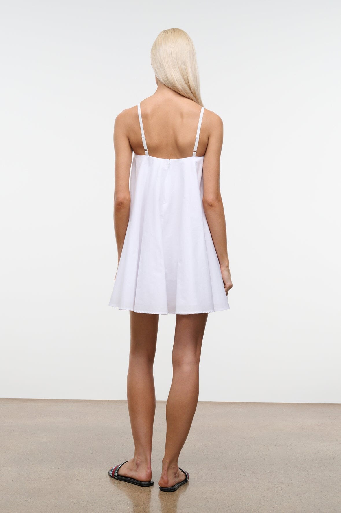 STAUD Dresses|New In|Clothing Cecily Mini Dress White Babydoll Dress