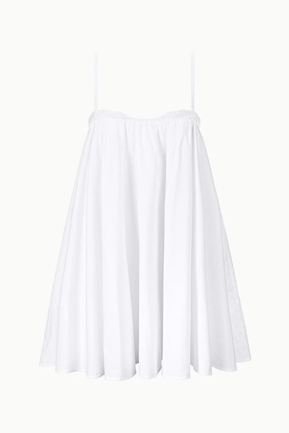 STAUD Dresses|New In|Clothing Cecily Mini Dress White Babydoll Dress