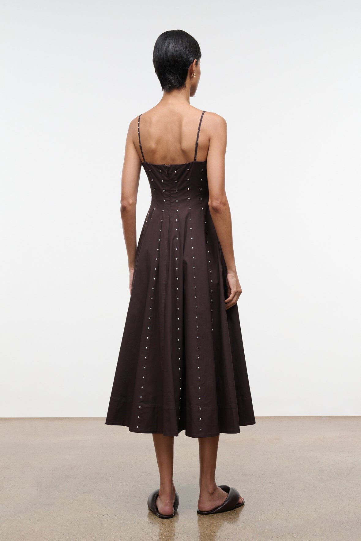 STAUD Dresses|Clothing|New In Wylie Dress Earth Studs