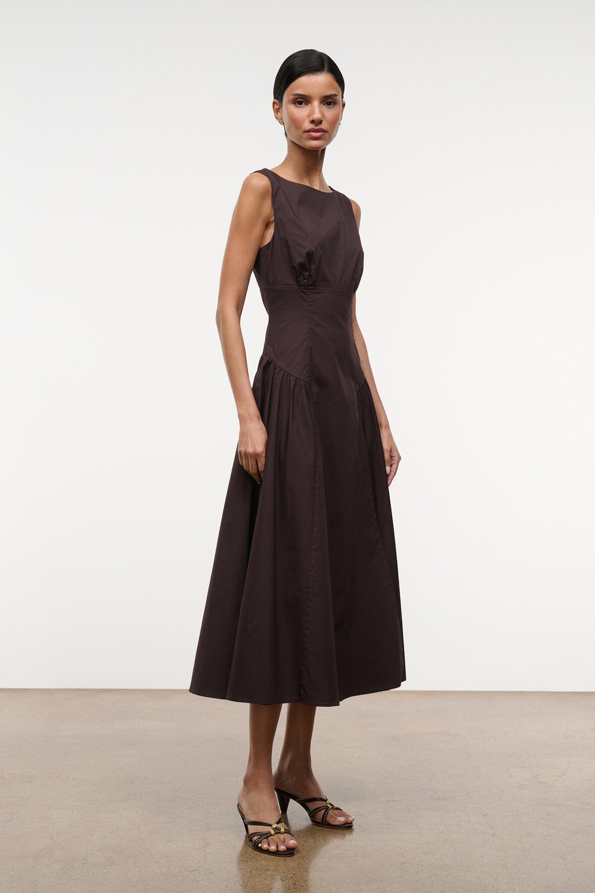 STAUD Dresses|Clothing|New In Gwen Dress Earth