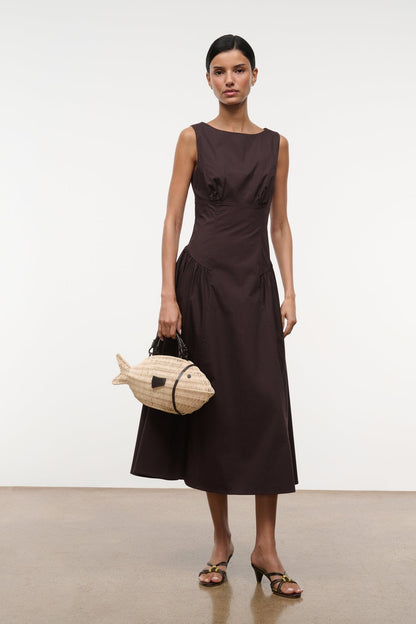STAUD Dresses|Clothing|New In Gwen Dress Earth