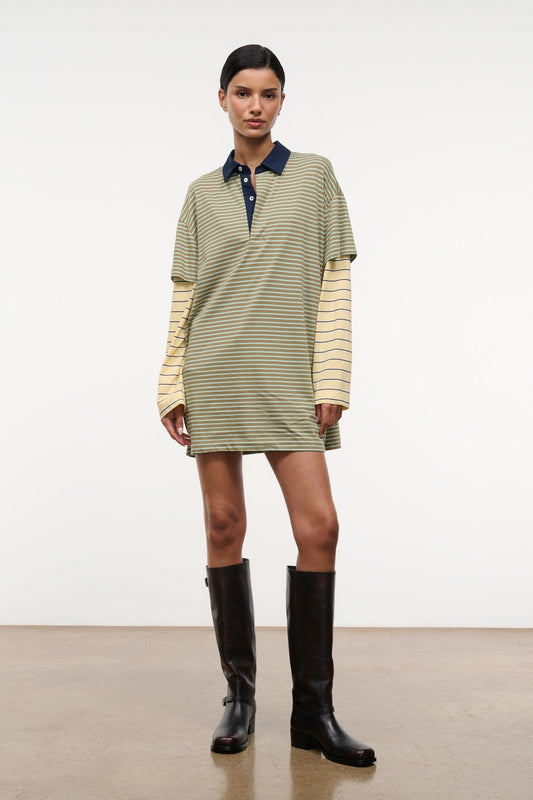 STAUD Dresses|Clothing Ivar Dress Porto Stripe Multi