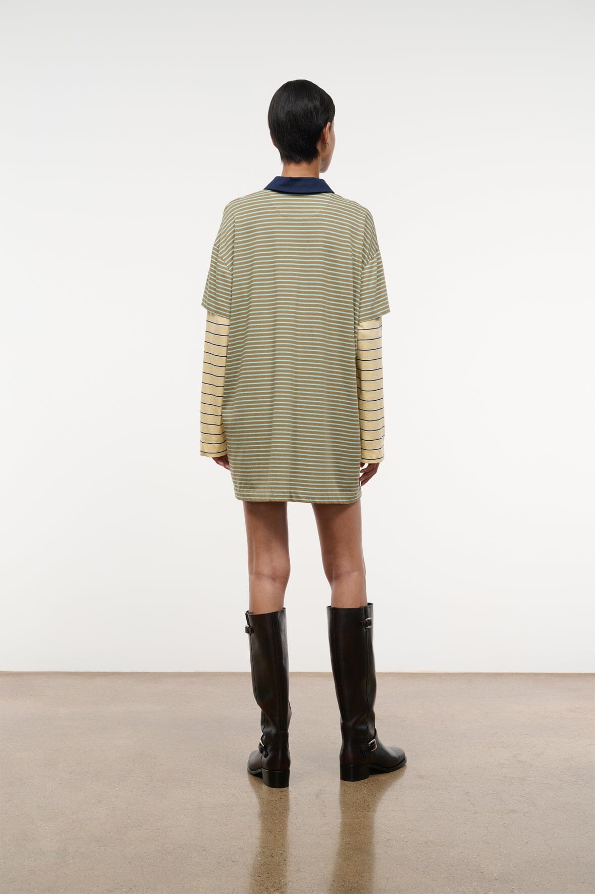 STAUD Dresses|Clothing Ivar Dress Porto Stripe Multi