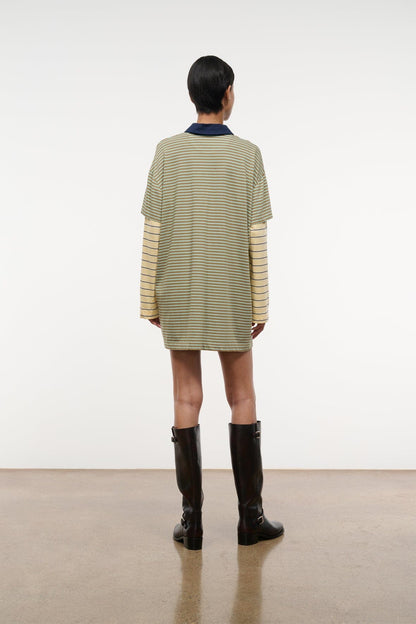 STAUD Dresses|Clothing Ivar Dress Porto Stripe Multi