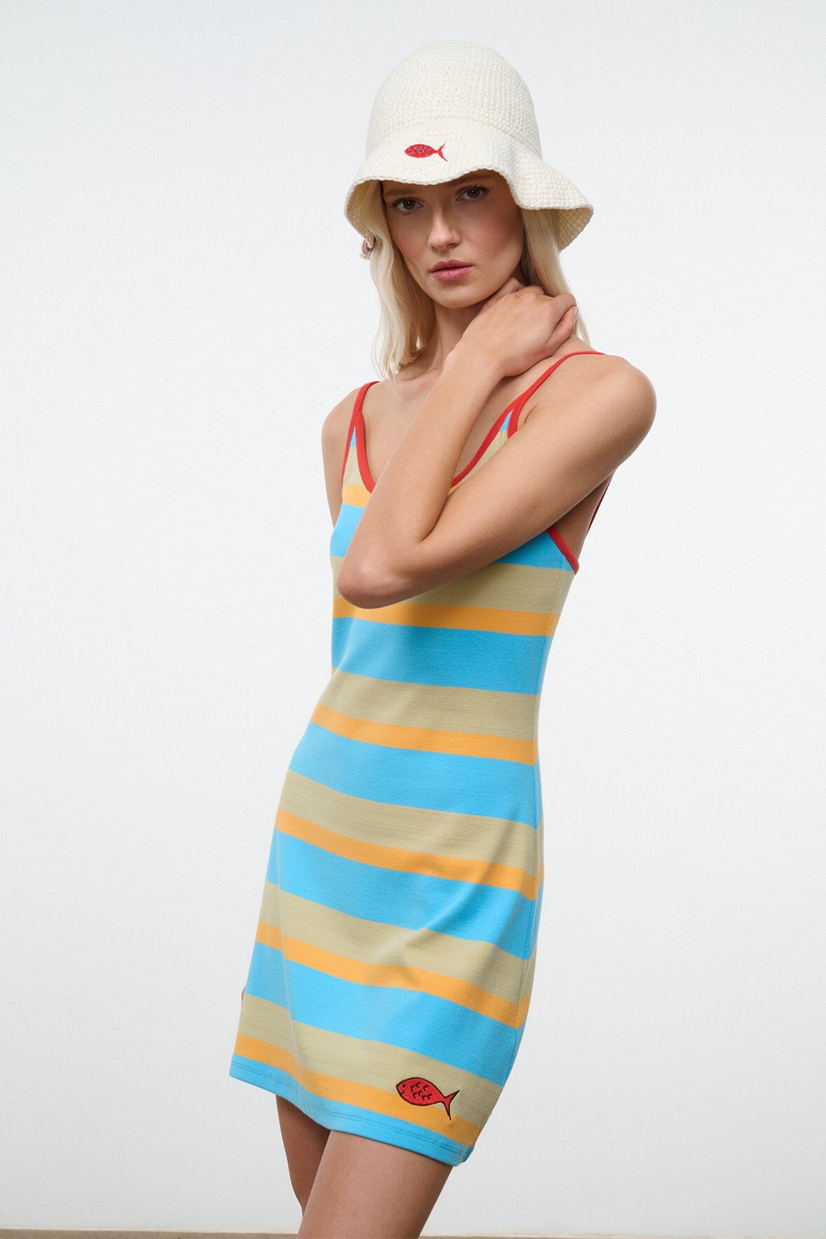 STAUD Dresses|Clothing|New In Vespa Dress Sole Stripe