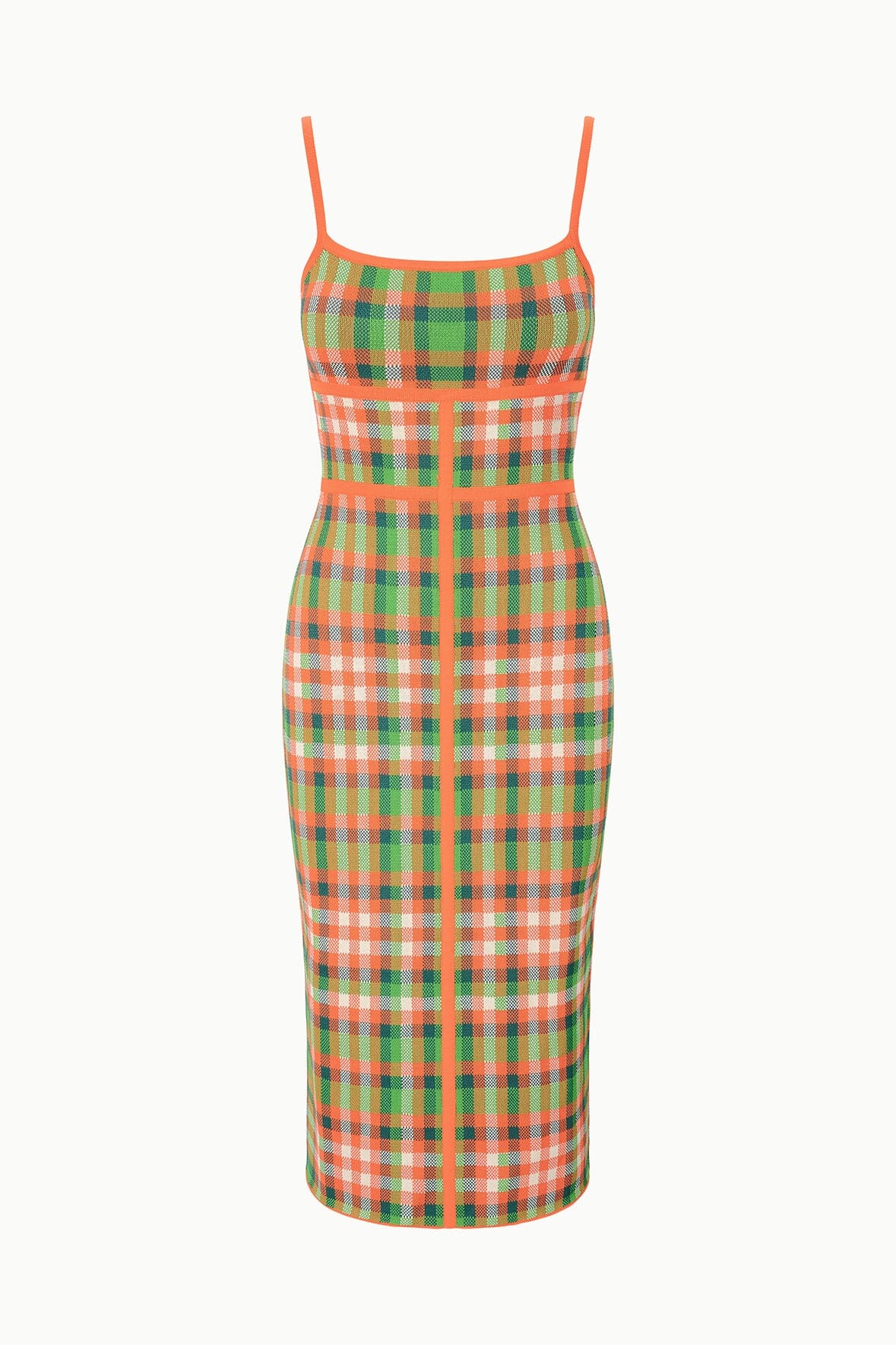 STAUD Dresses|Clothing|New In Lyra Dress Villa Plaid