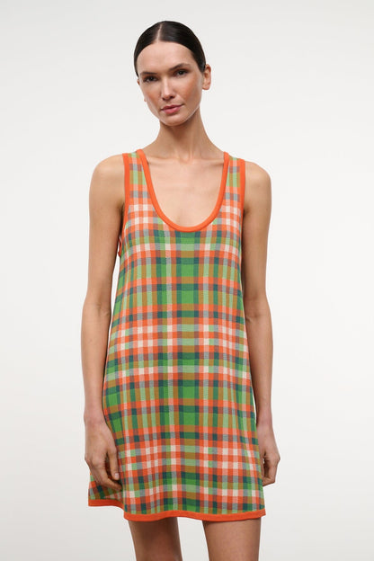 STAUD Dresses|Clothing|New In Piazza Dress Villa Plaid