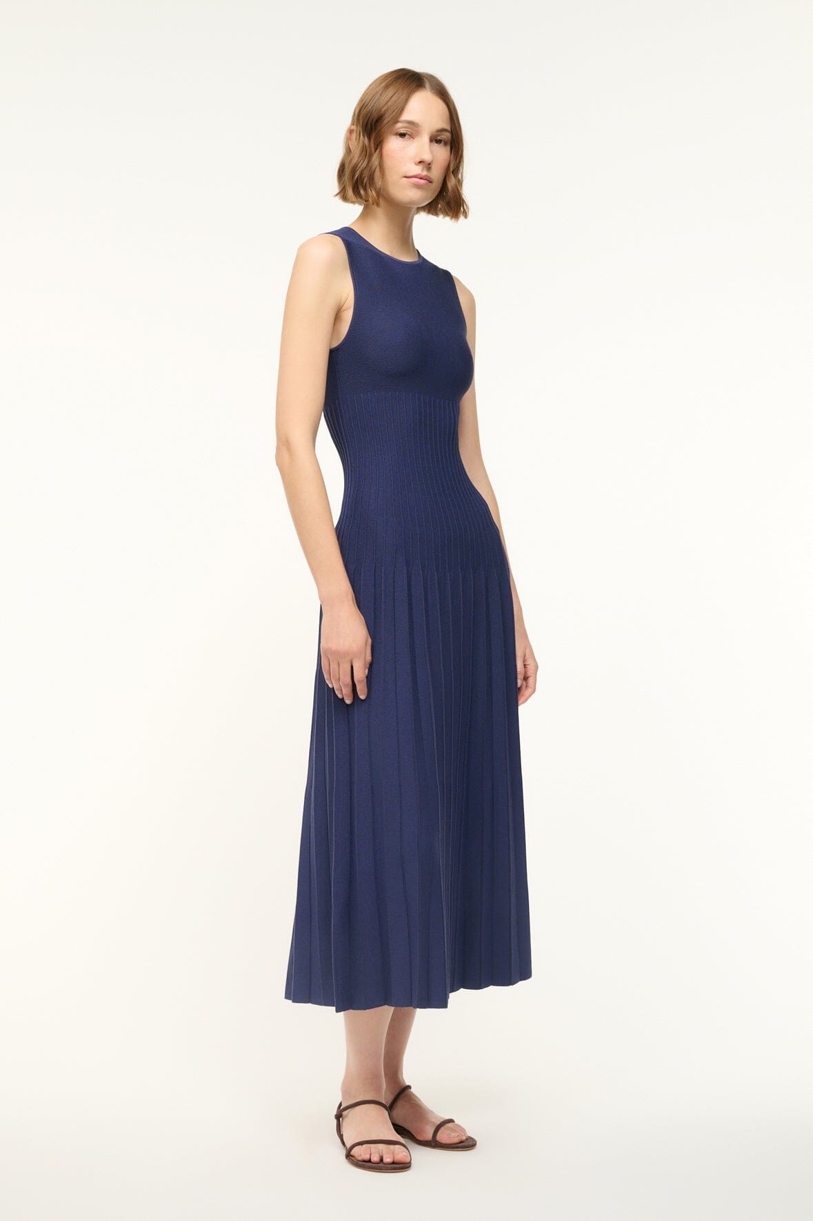 STAUD Dresses|Clothing Elyse Dress Navy