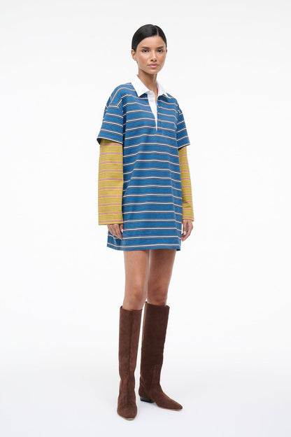 STAUD Dresses|Clothing Ivar Dress Spectrum Stripe/Linus Stripe