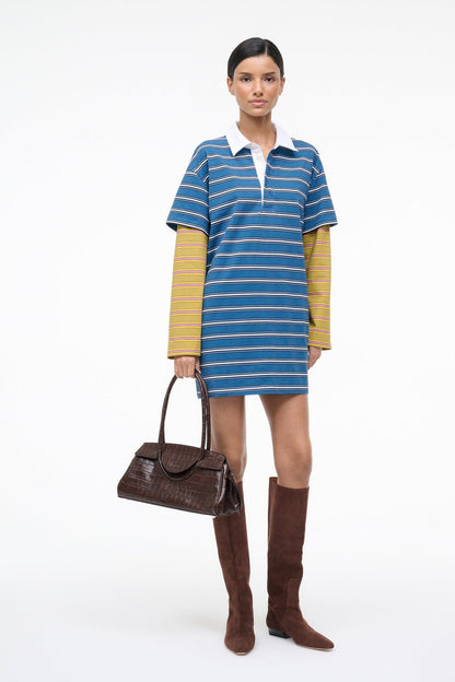 STAUD Dresses|Clothing Ivar Dress Spectrum Stripe/Linus Stripe