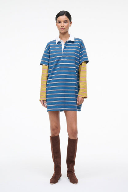 STAUD Dresses|Clothing Ivar Dress Spectrum Stripe/Linus Stripe