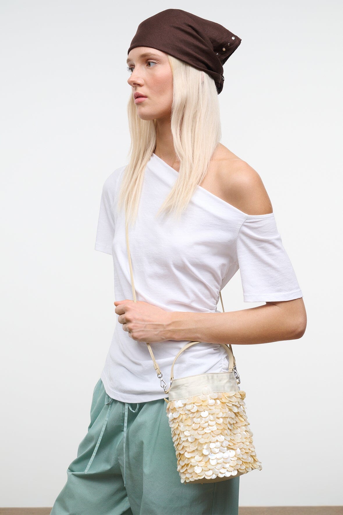STAUD Dresses Lila Mini Bag Cream