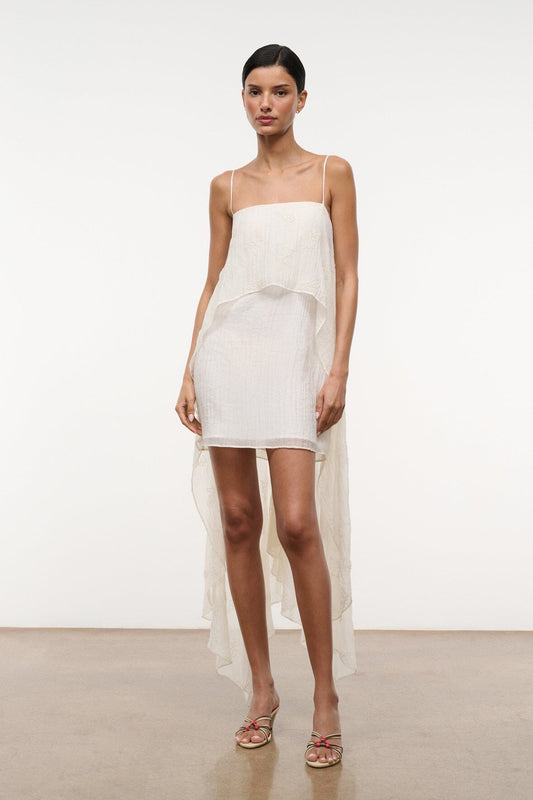STAUD Dresses|Clothing Valencia Mini Dress White