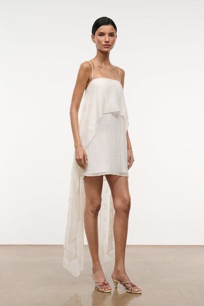STAUD Dresses|Clothing Valencia Mini Dress White