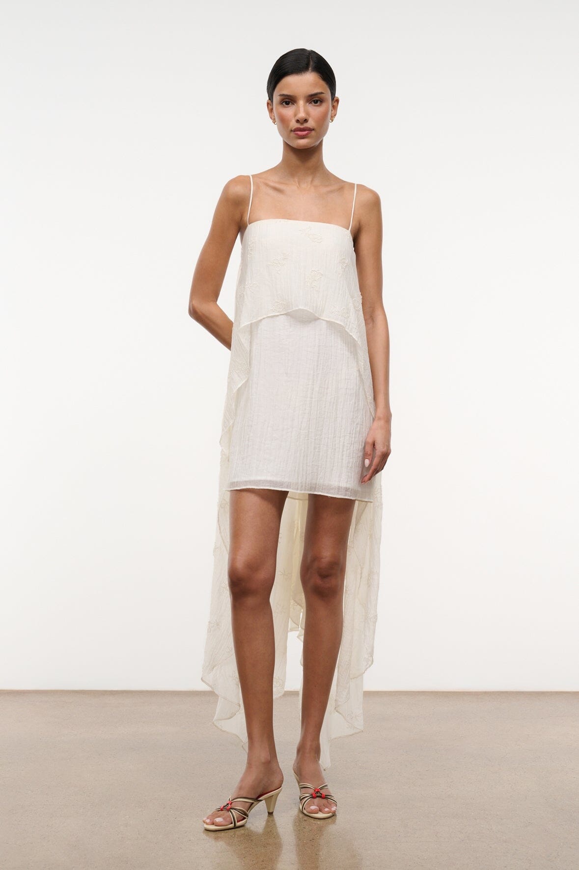 STAUD Dresses|Clothing Valencia Mini Dress White