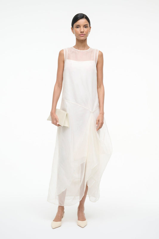 STAUD Dresses|Clothing Viola Dress Ivory