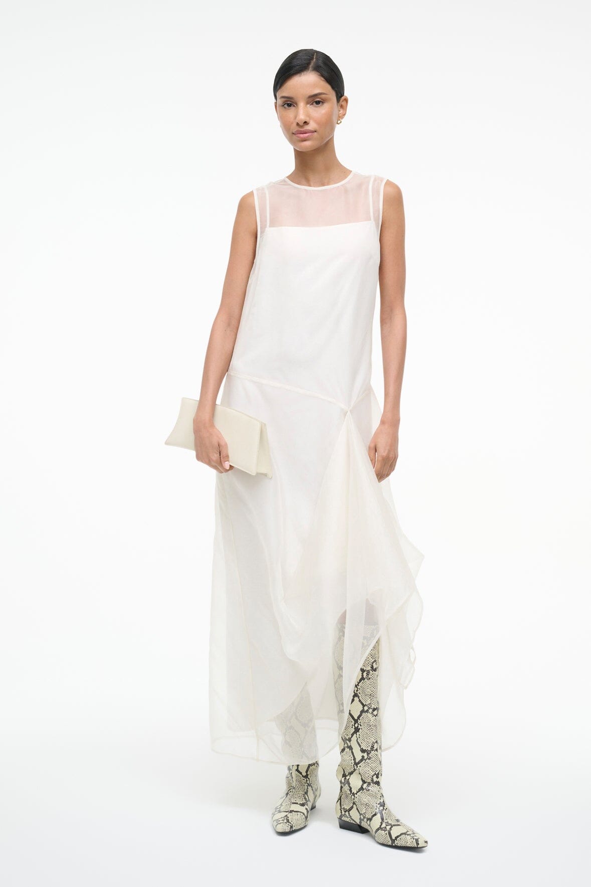 STAUD Dresses|Clothing Viola Dress Ivory