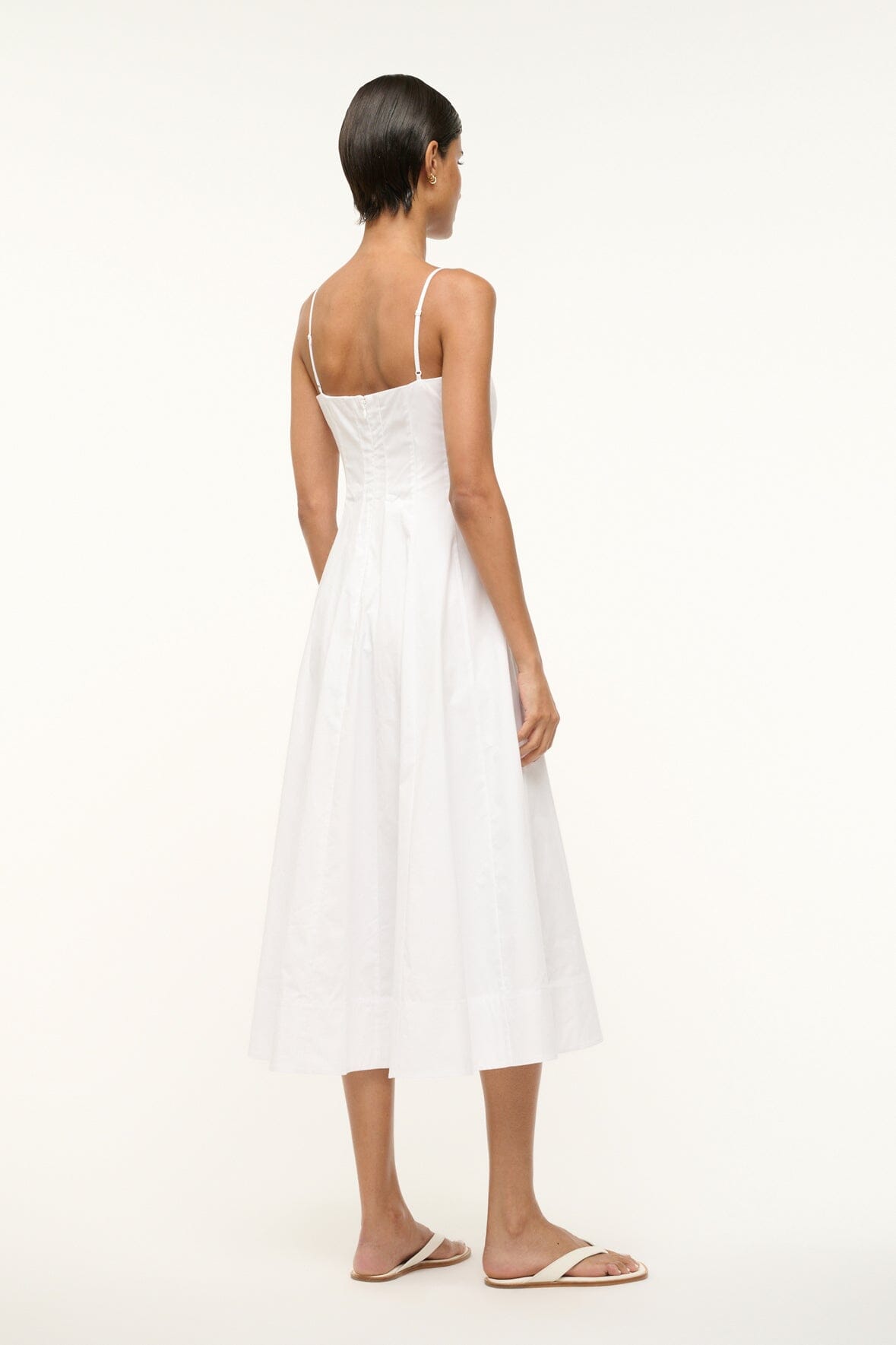 STAUD Dresses|Clothing Wylie Dress White 1
