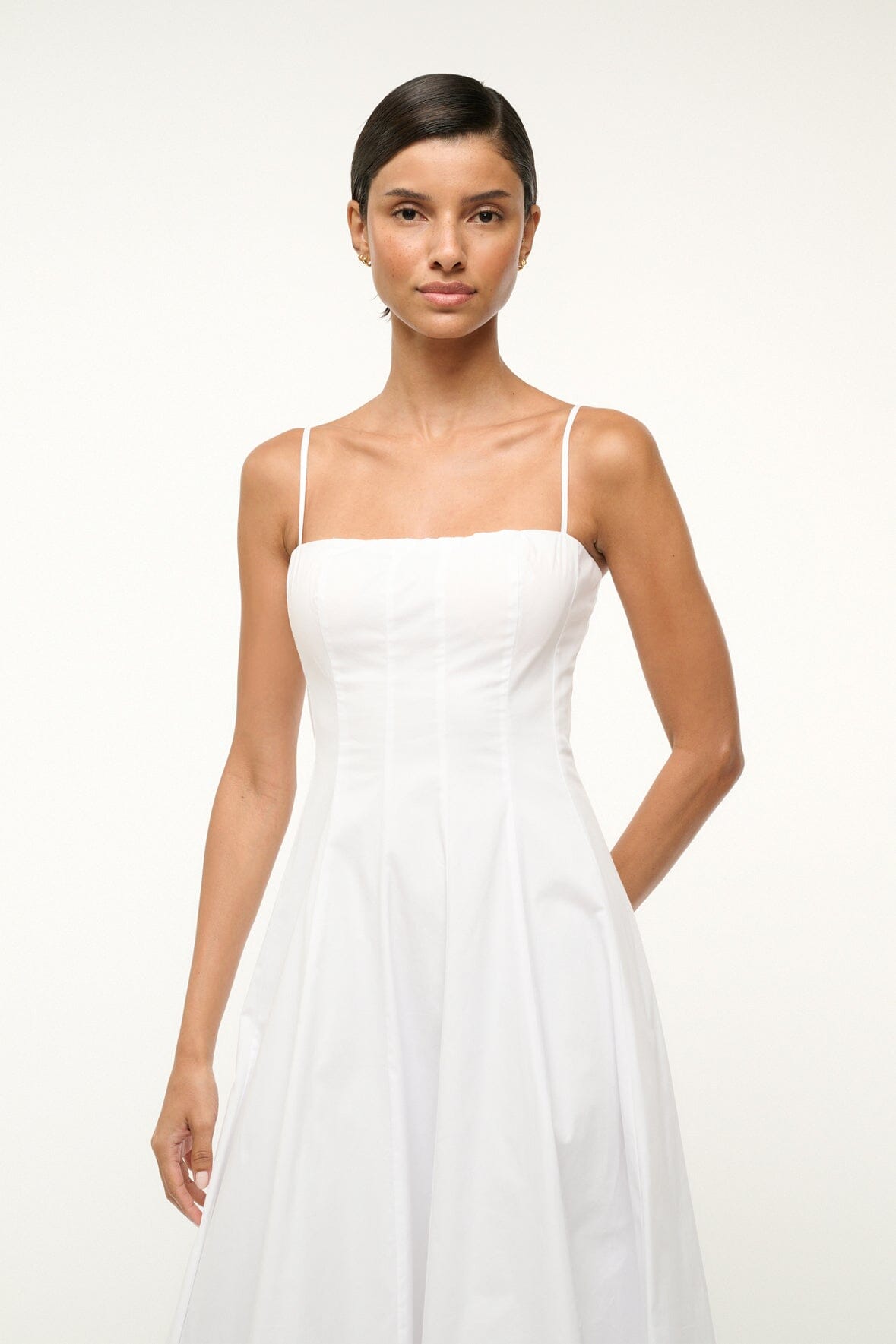 STAUD Dresses|Clothing Wylie Dress White 1