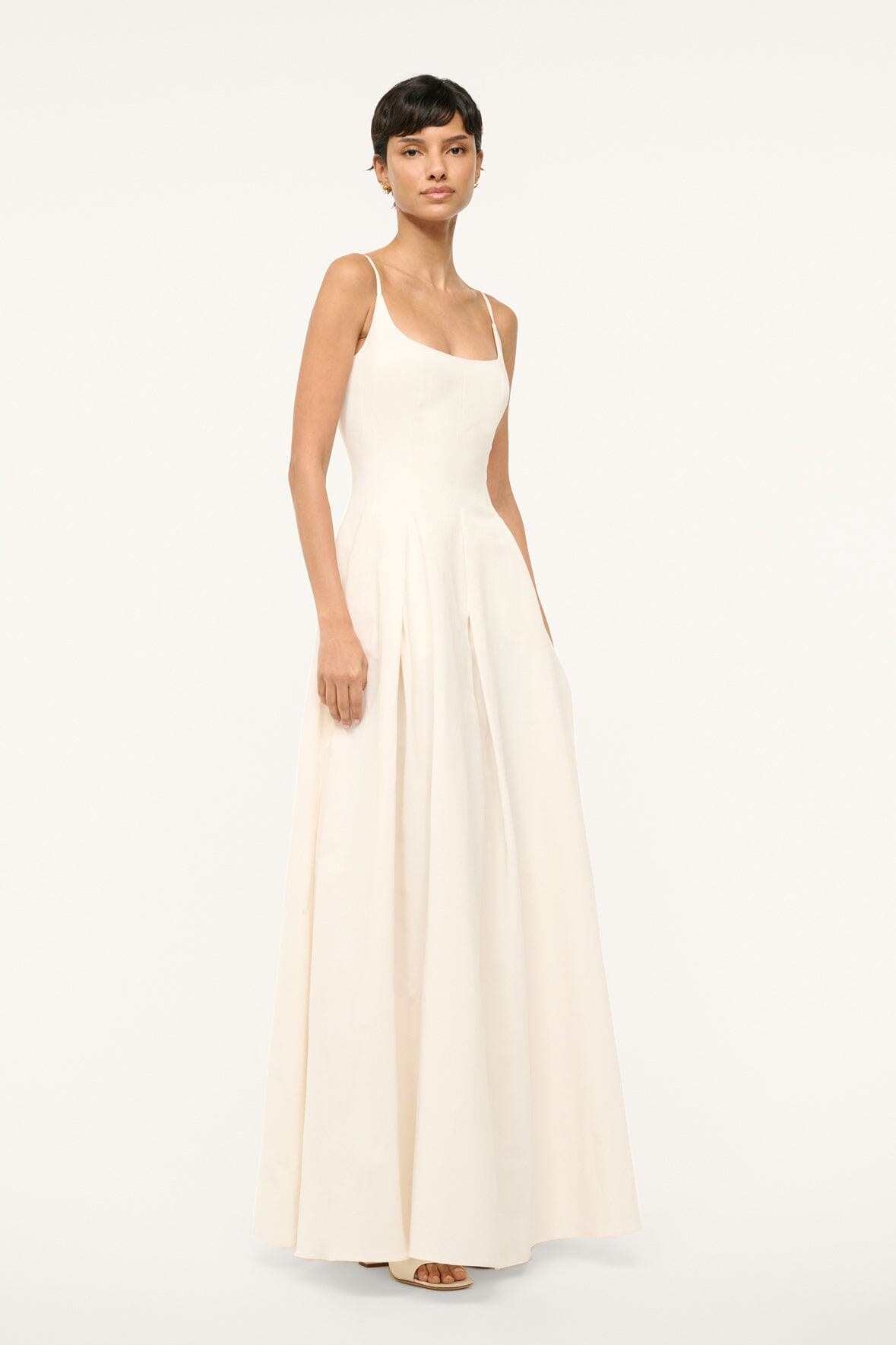 STAUD Dresses|Clothing Joy Maxi Dress Ivory 1