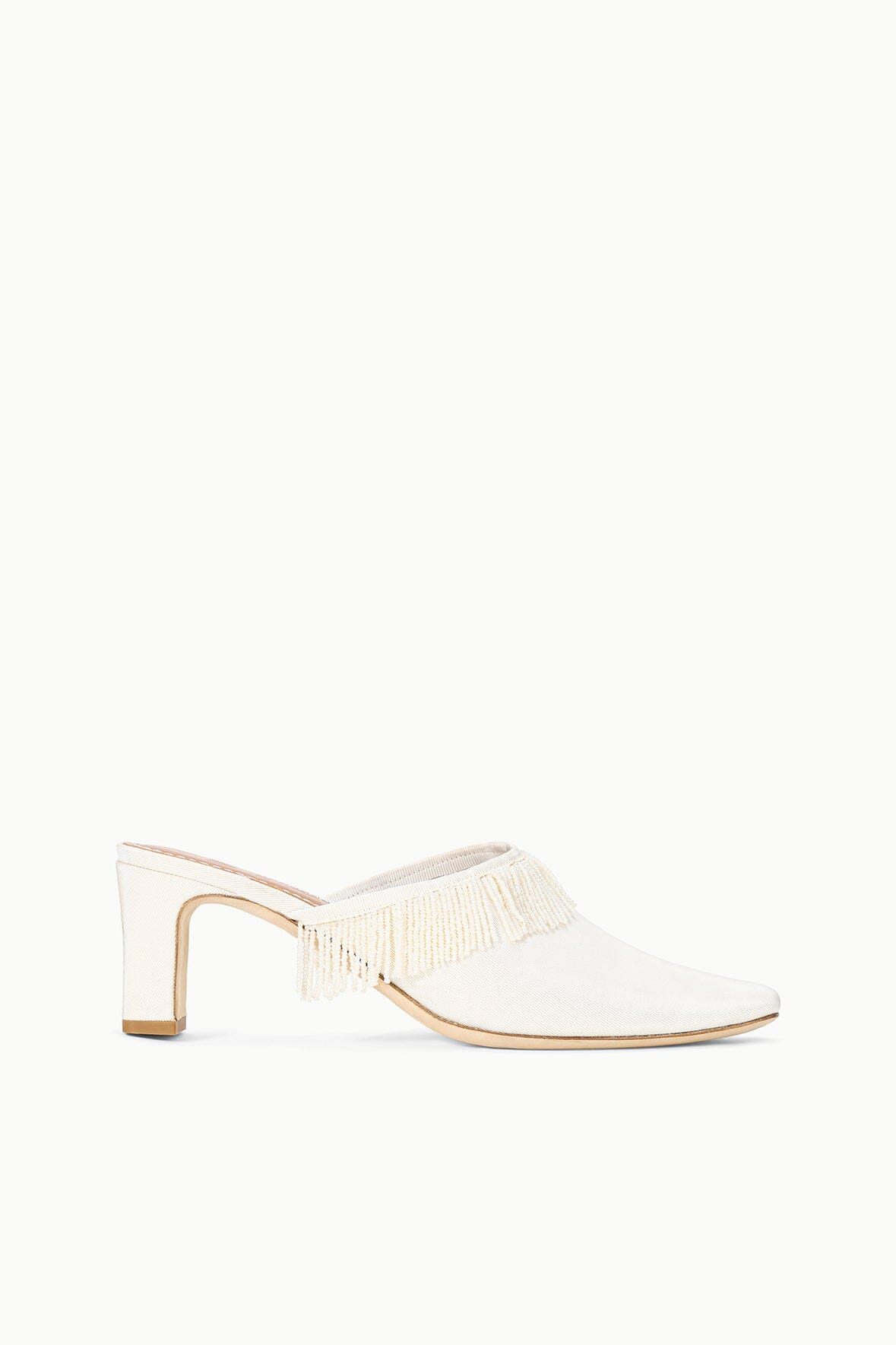 STAUD Dresses|Shoes Joanna Kitten Heel Mule Ivory