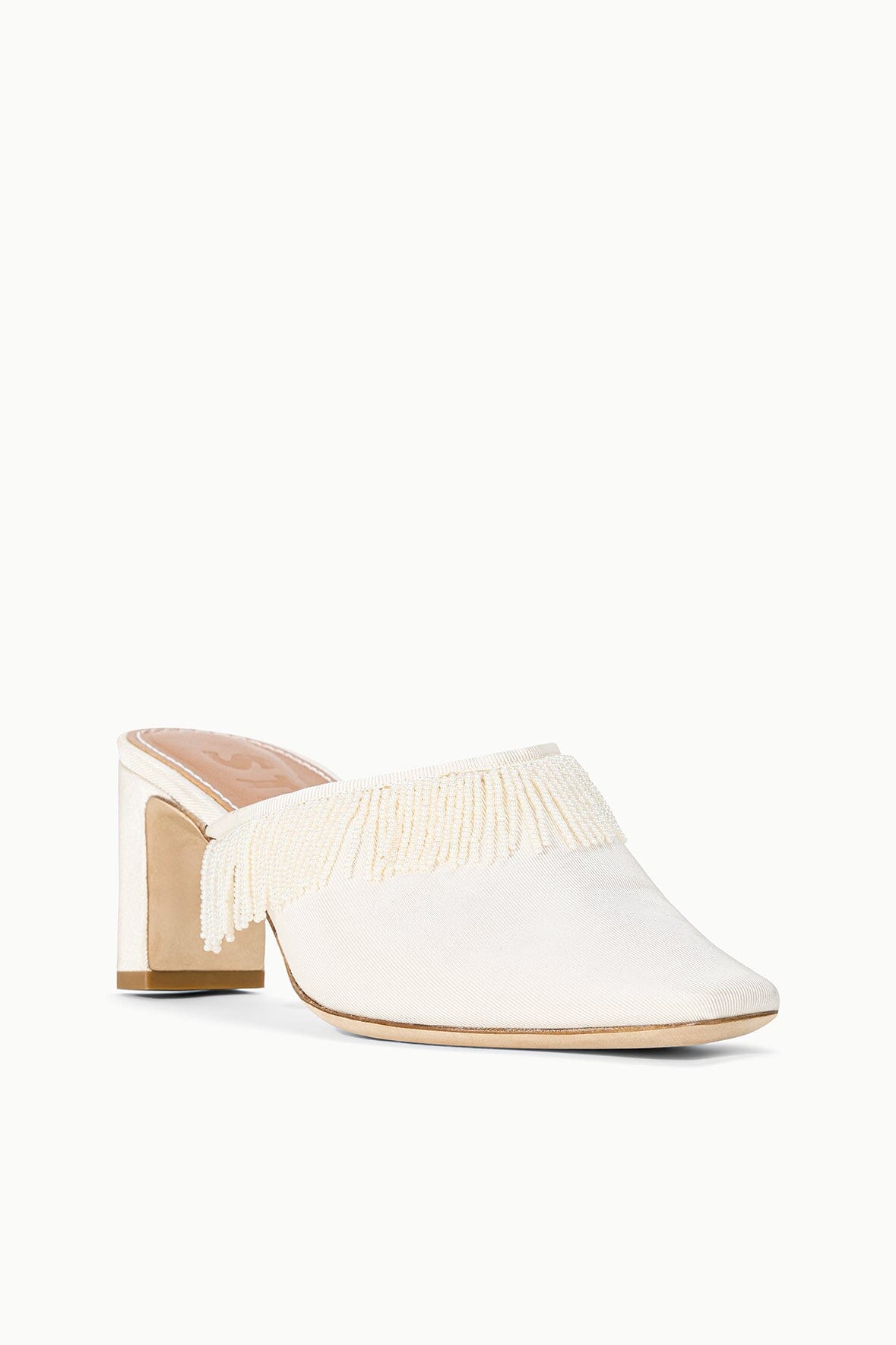 STAUD Dresses|Shoes Joanna Kitten Heel Mule Ivory