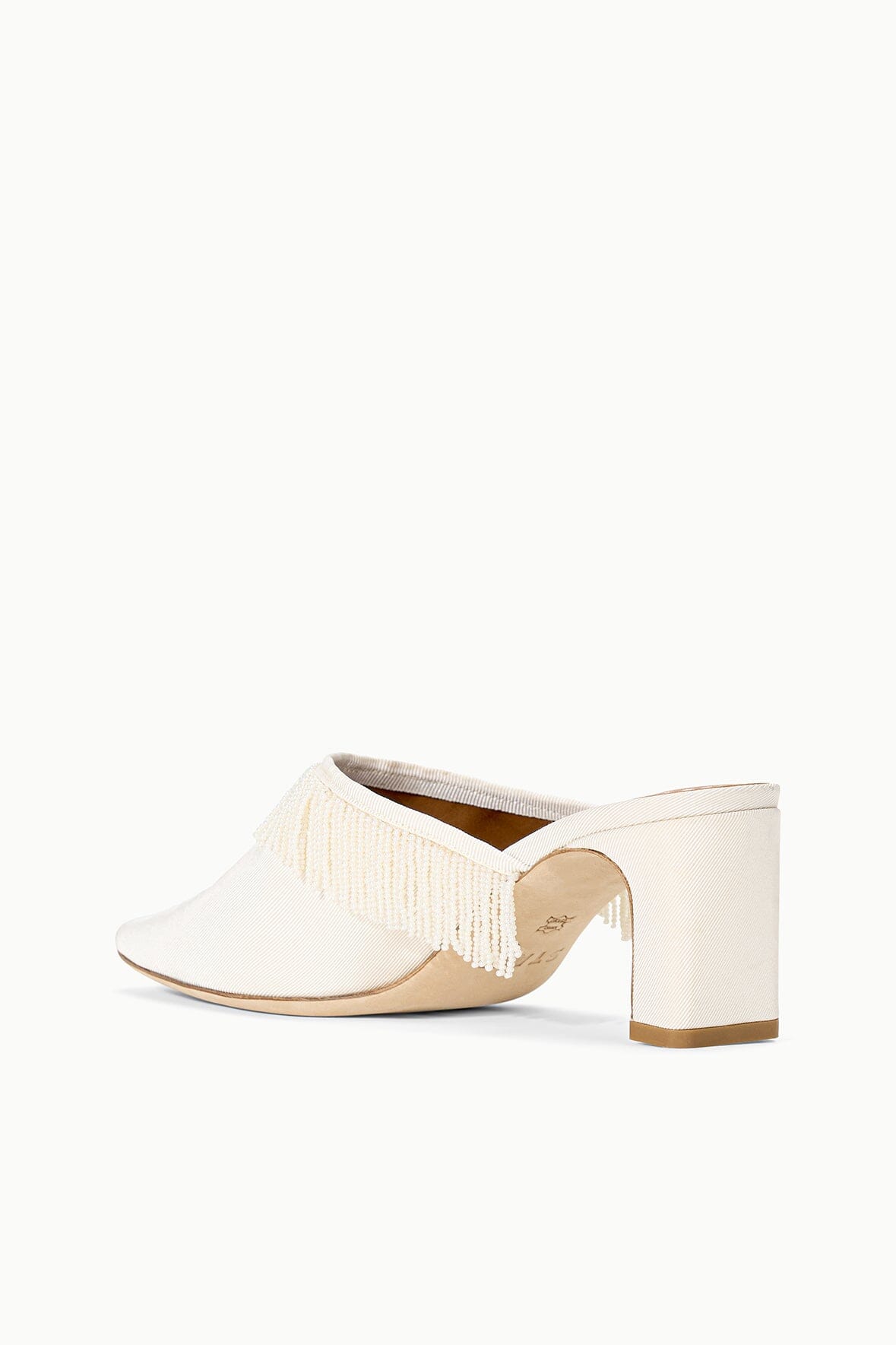 STAUD Dresses|Shoes Joanna Kitten Heel Mule Ivory
