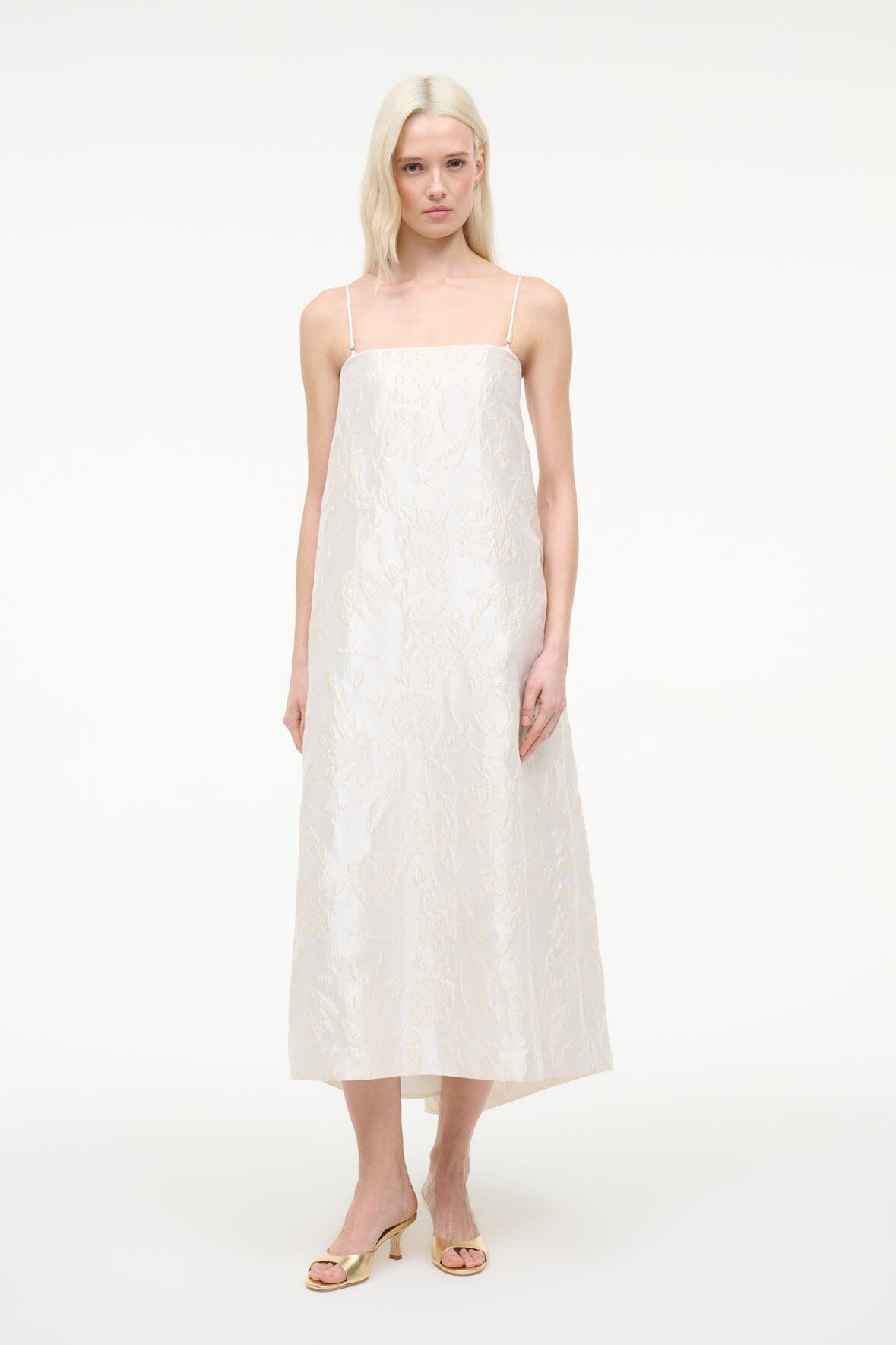 STAUD Dresses|Clothing Josie Dress Botanica Ivory