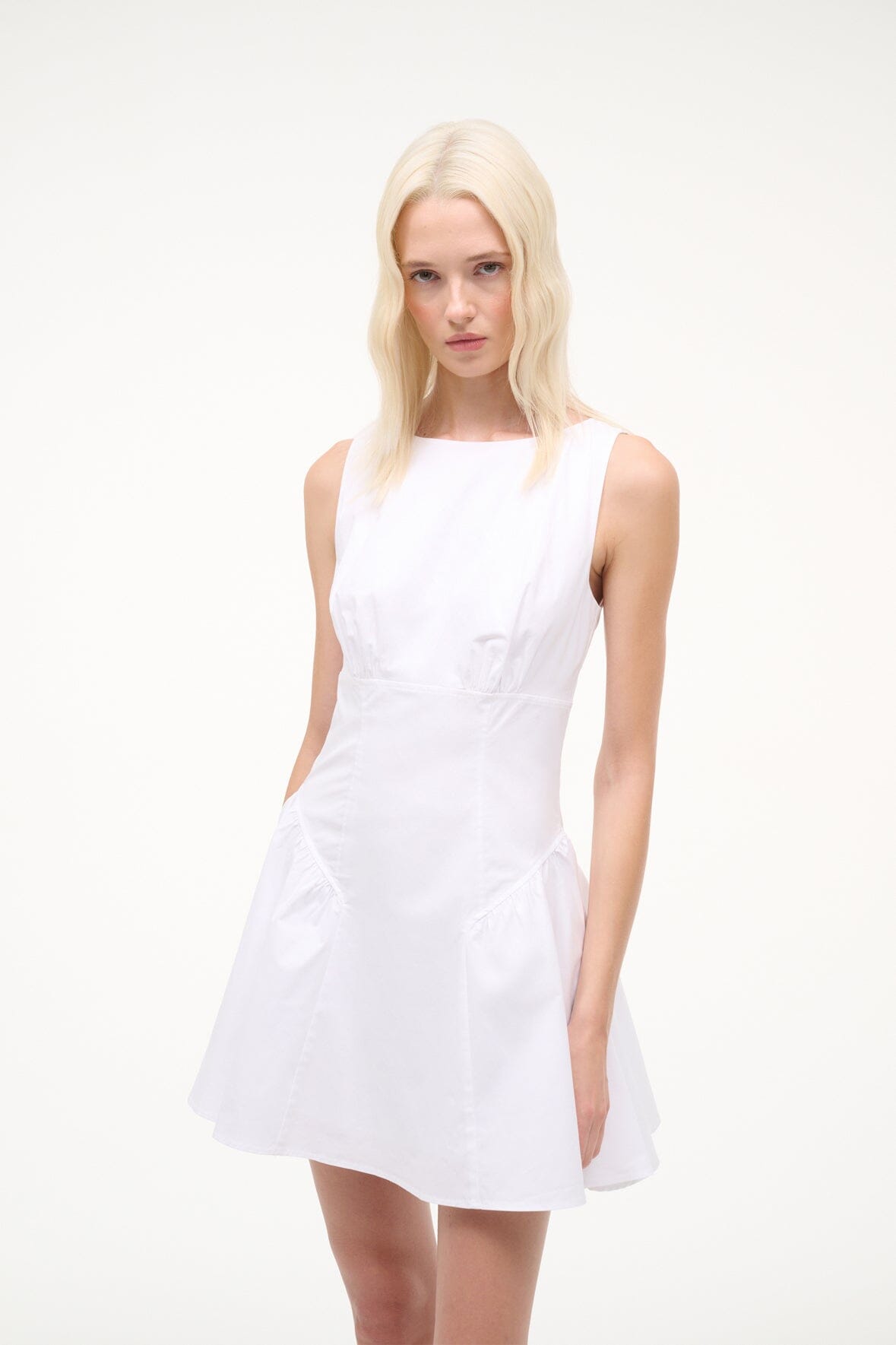 STAUD Dresses|Clothing Gwen Mini Dress White