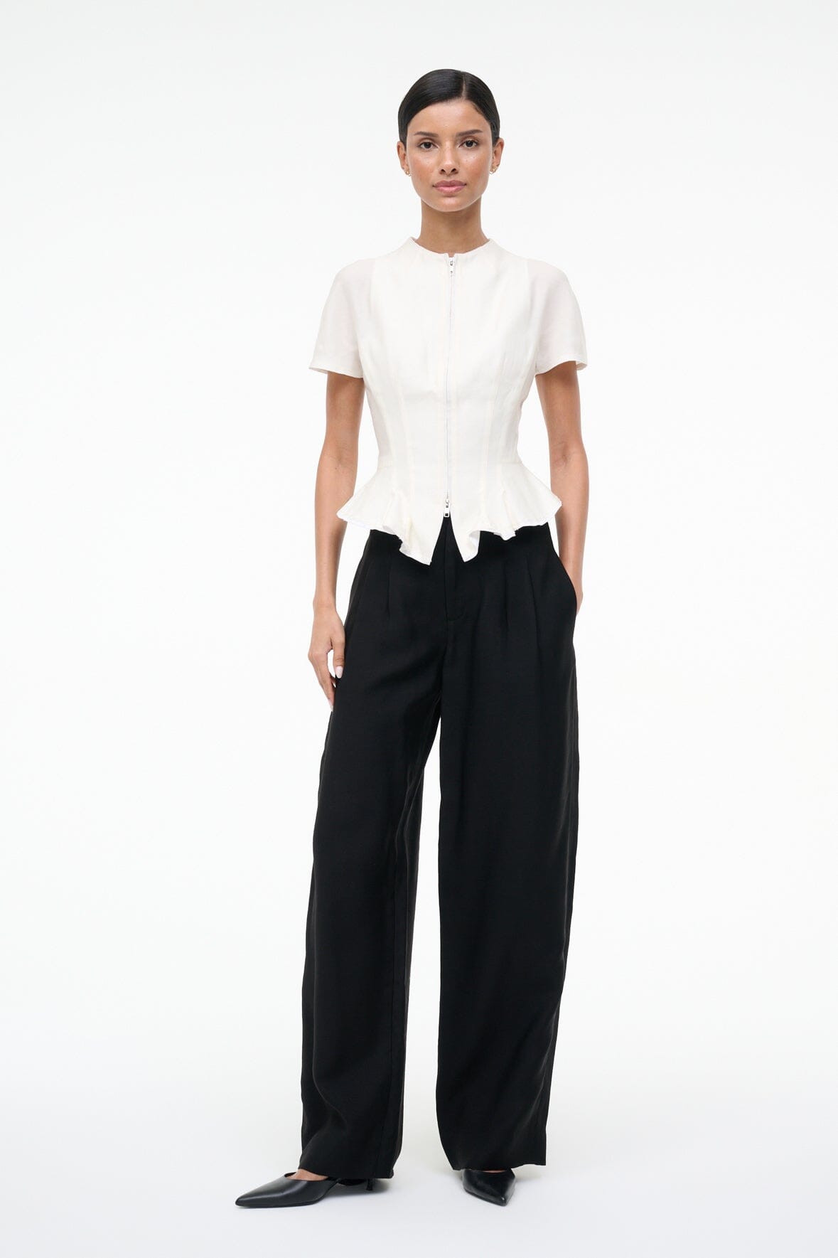 STAUD Dresses|Clothing Maelle Top Ivory