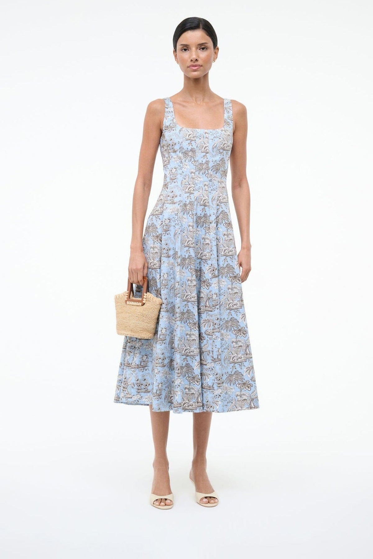 STAUD Dresses|Shoes Brigitte Wedge Cream